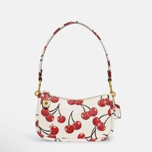 Exclusive Cherry Print Coach swinger 20
